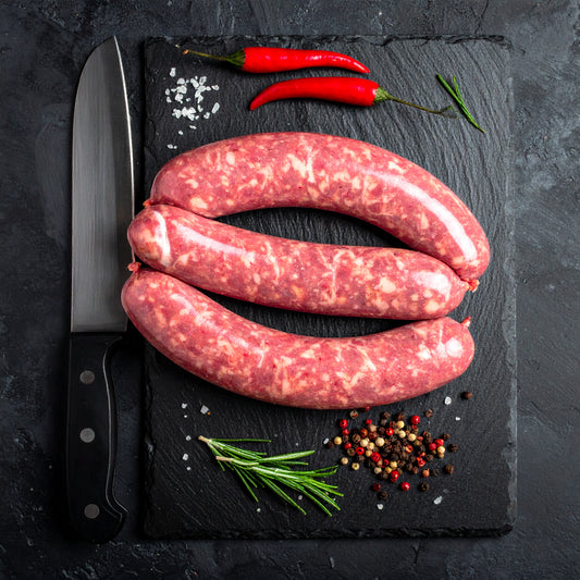 Fresh Spicy Beef Sausages