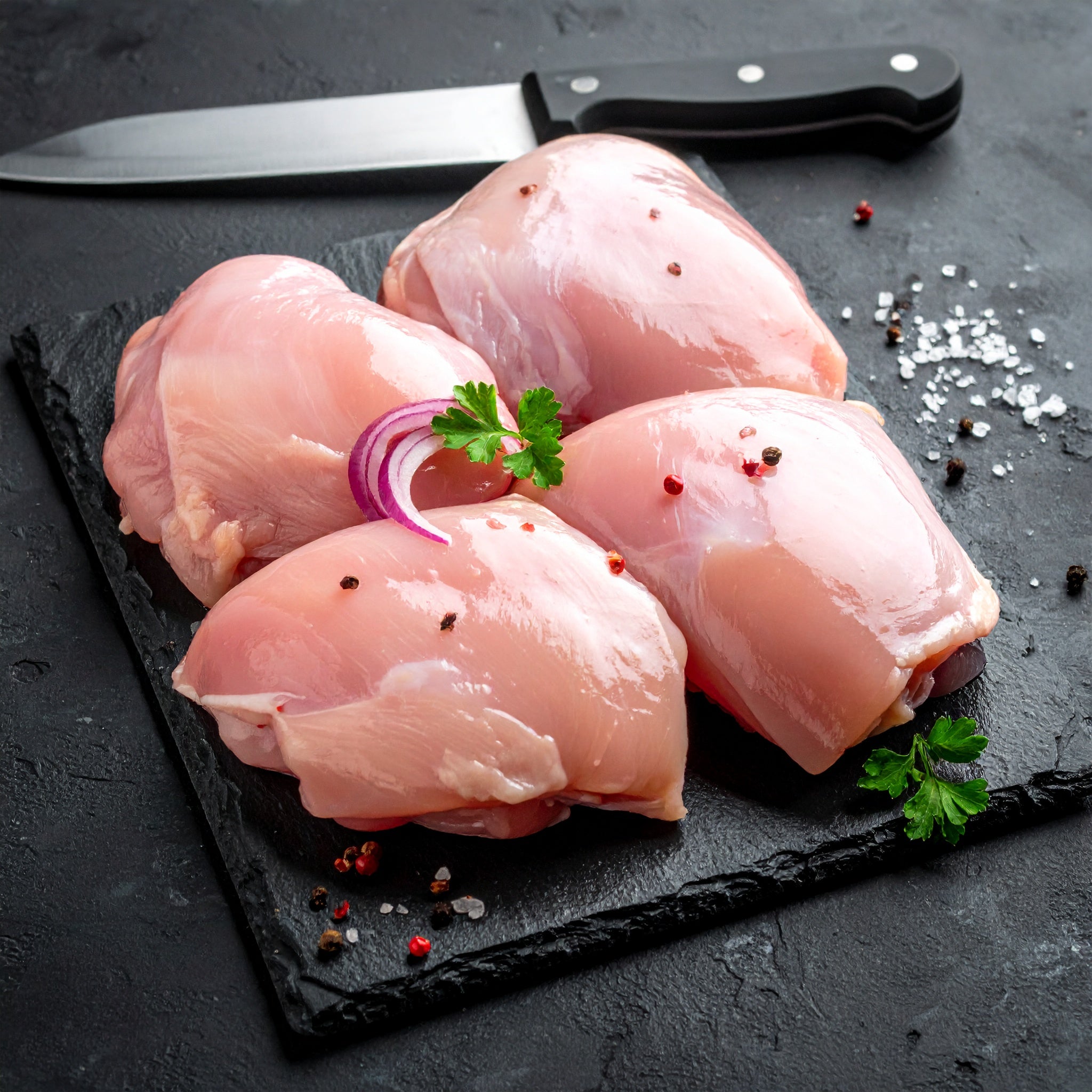 Fresh Organic Boneless & Skinless Chicken Thighs