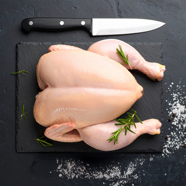 Fresh Organic Skinless Whole Chicken