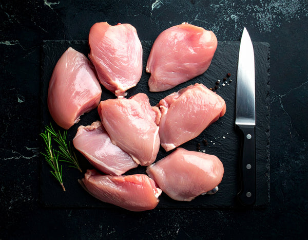 Fresh Organic Skinless Whole Chicken Cuts